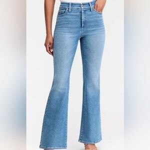 Pale Blue Flared Jeans By INC